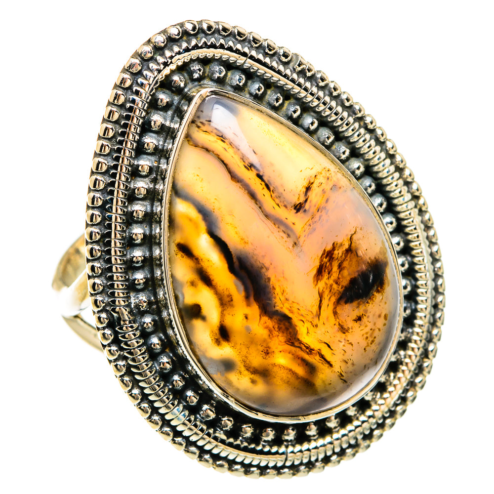 Montana Agate Rings handcrafted by Anasilvercos - RING81710