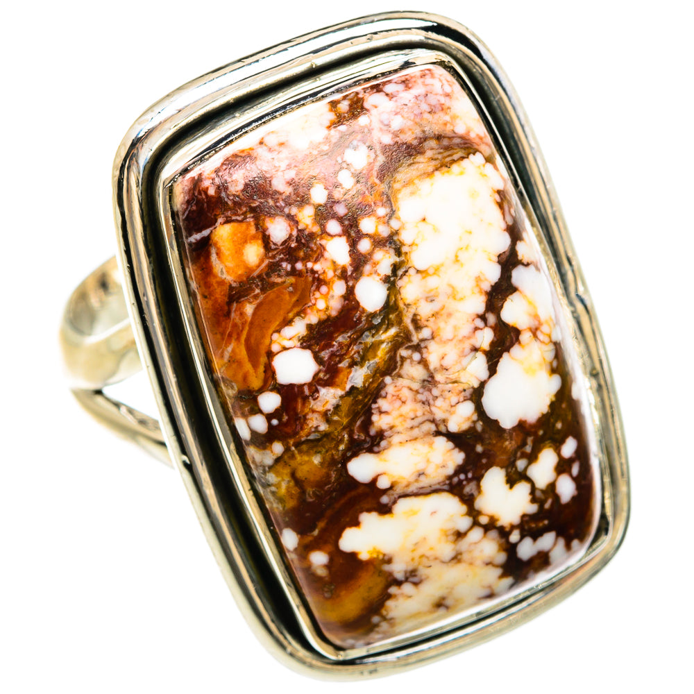 Wild Horse Jasper Rings handcrafted by Anasilvercos - RING81713