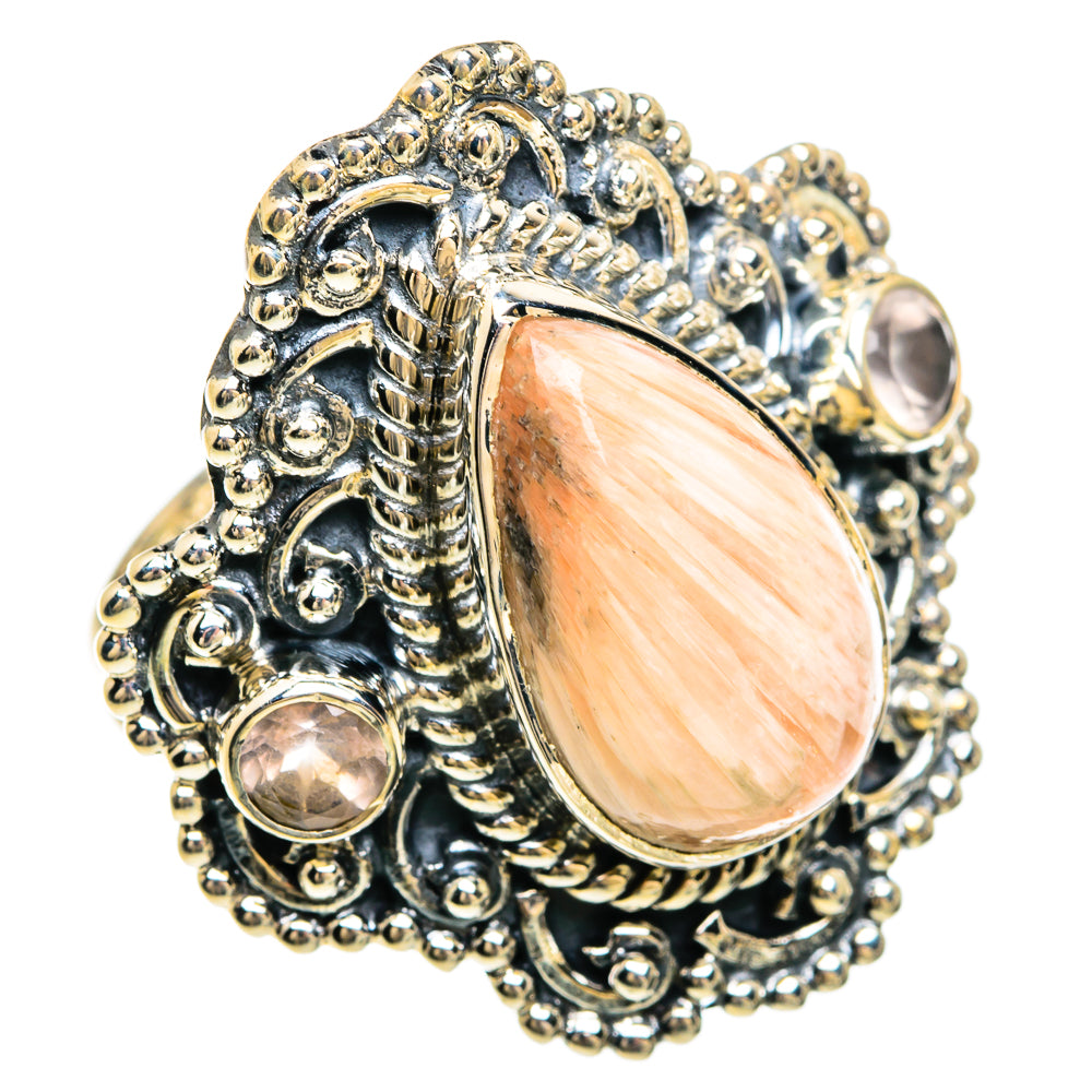 Scolecite Rings handcrafted by Anasilvercos - RING81715