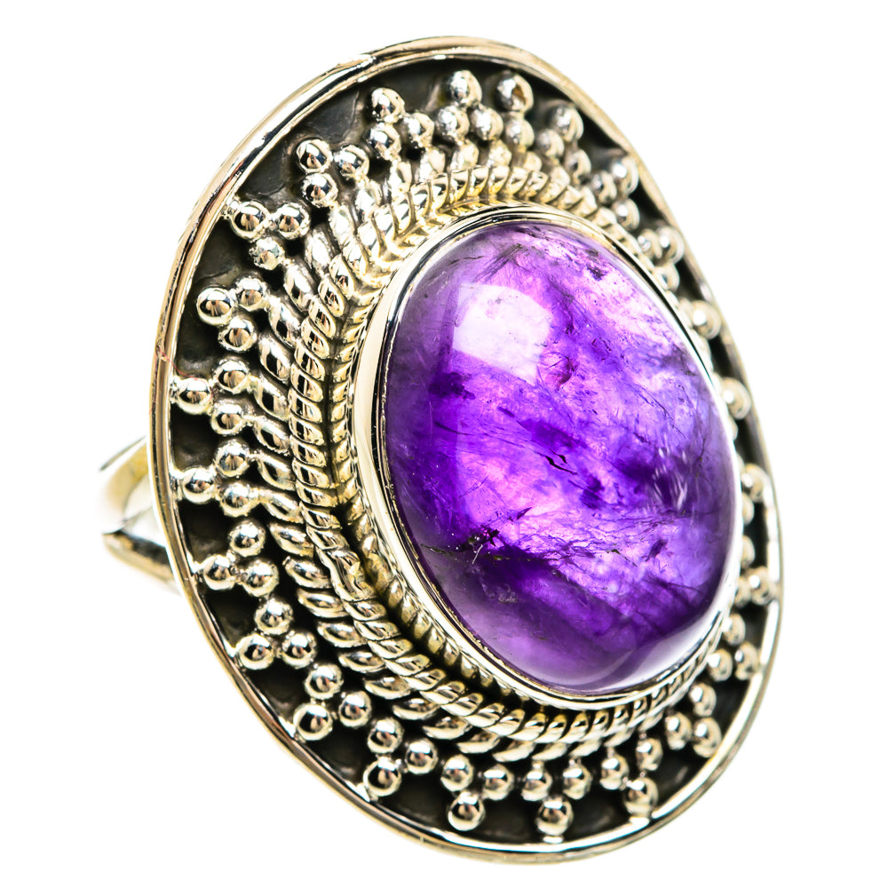 Amethyst Rings handcrafted by Anasilvercos - RING81720