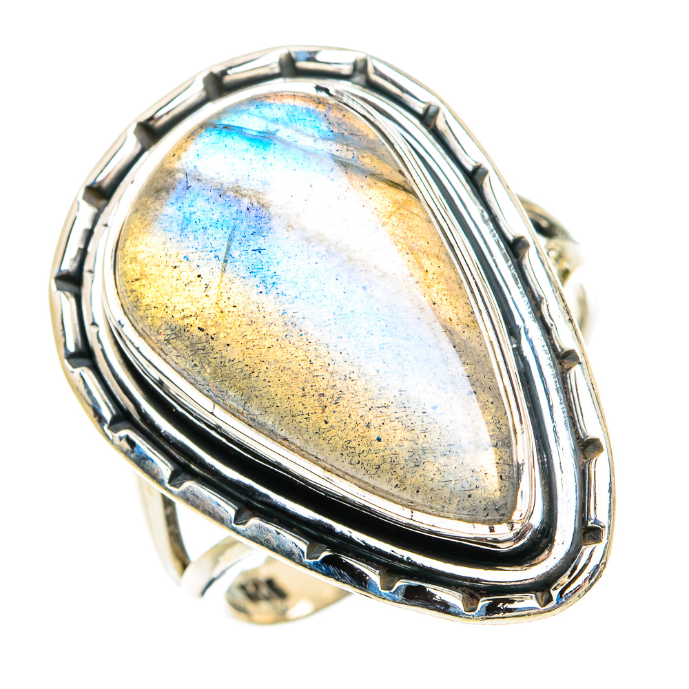 Labradorite Rings handcrafted by Anasilvercos - RING81737