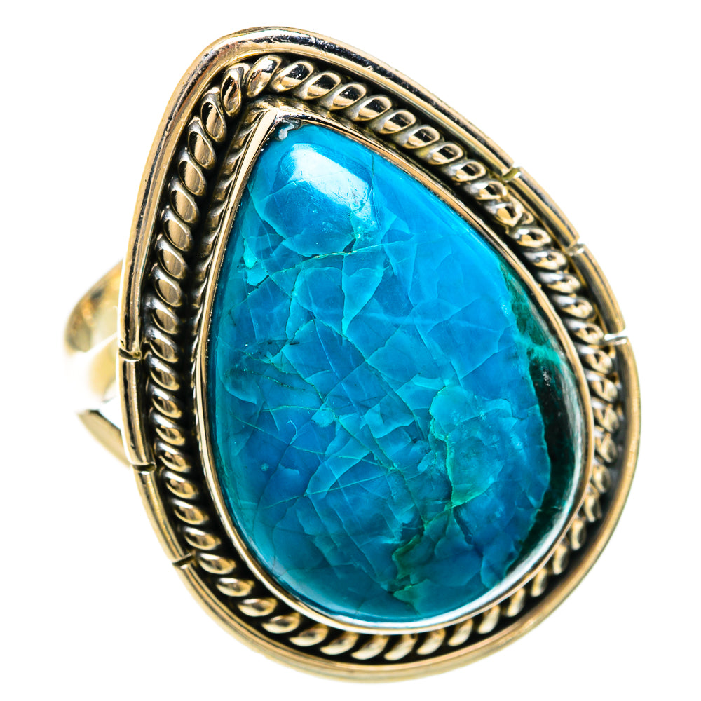 Chrysocolla Rings handcrafted by Anasilvercos - RING81738