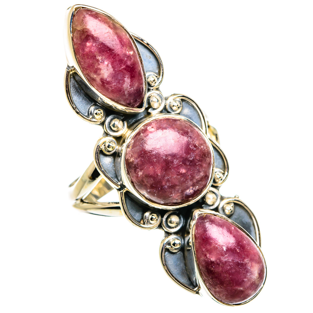 Lepidolite Rings handcrafted by Anasilvercos - RING81751