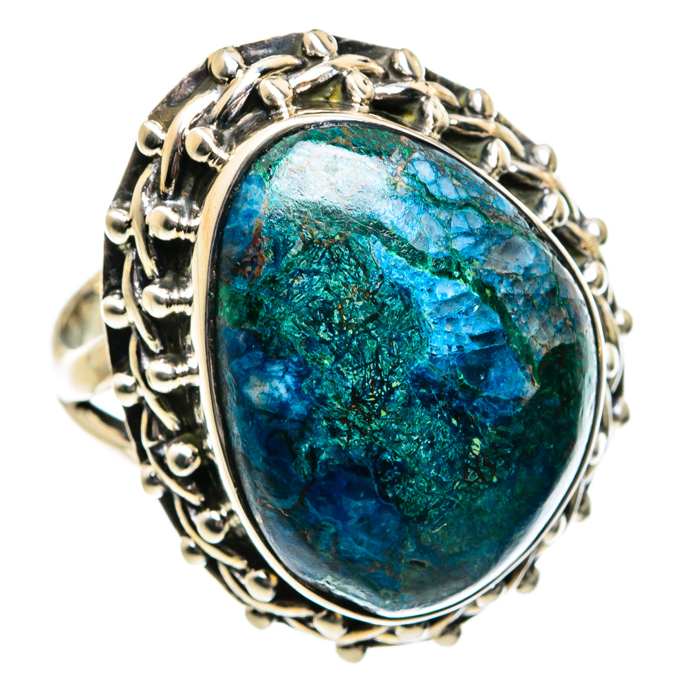 Chrysocolla Rings handcrafted by Anasilvercos - RING81768