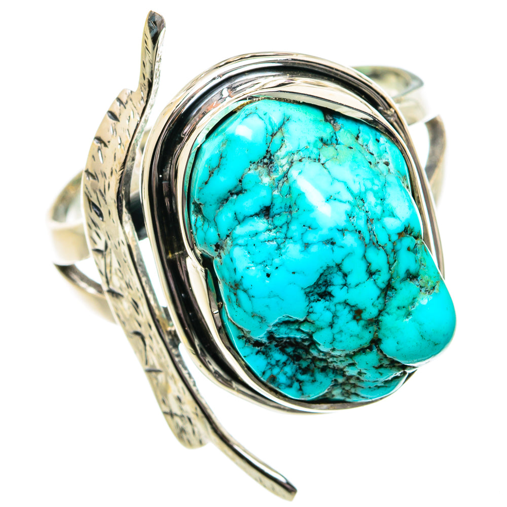 Tibetan Turquoise Rings handcrafted by Anasilvercos - RING81770