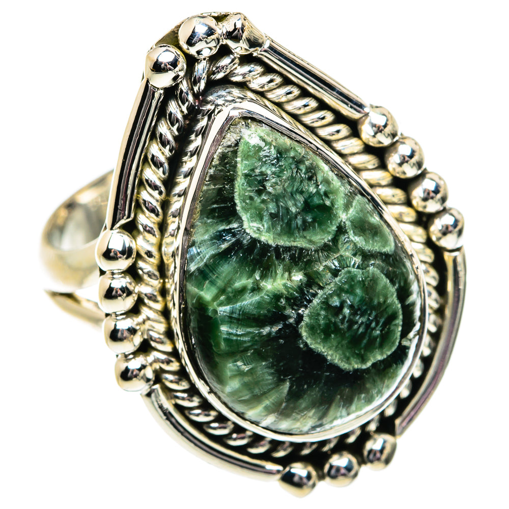 Seraphinite Rings handcrafted by Anasilvercos - RING81779