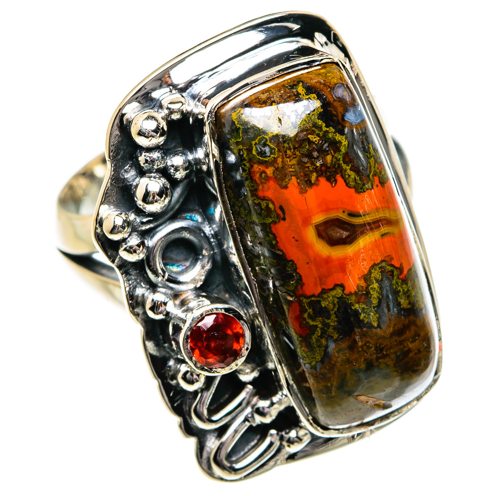 Moroccan Agate Rings handcrafted by Anasilvercos - RING81781