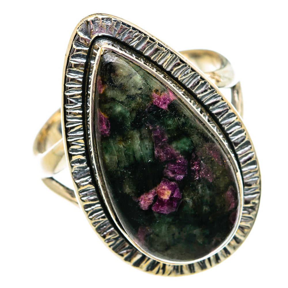 Russian Eudialyte Rings handcrafted by Anasilvercos - RING81789