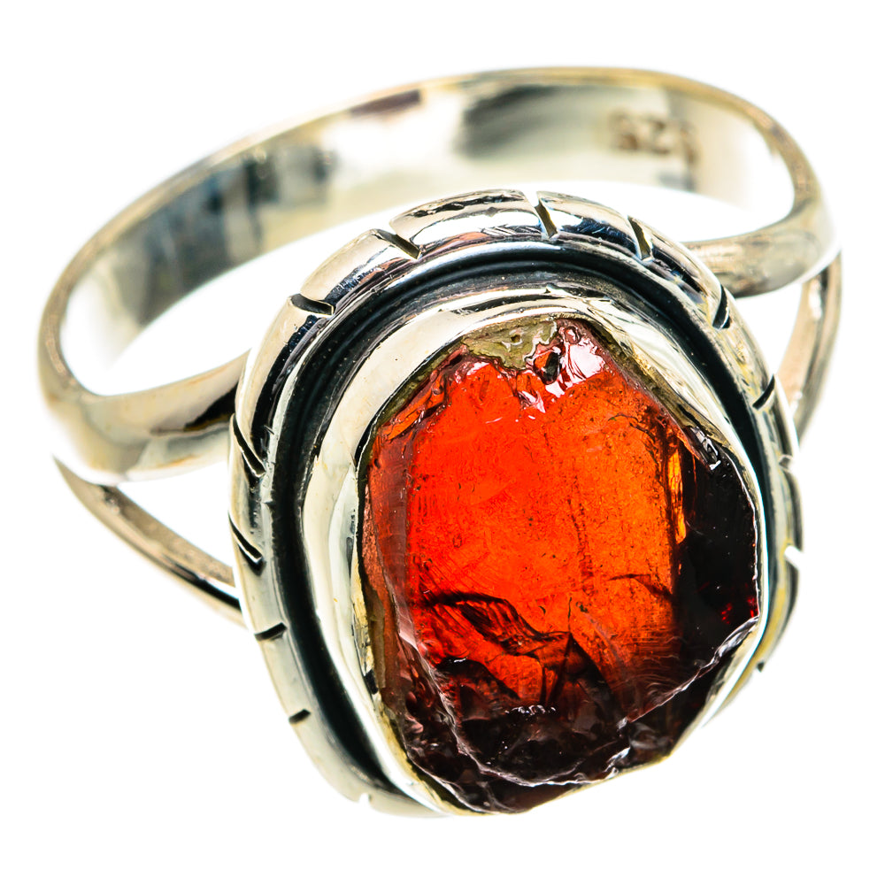 Garnet Rings handcrafted by Anasilvercos - RING81790