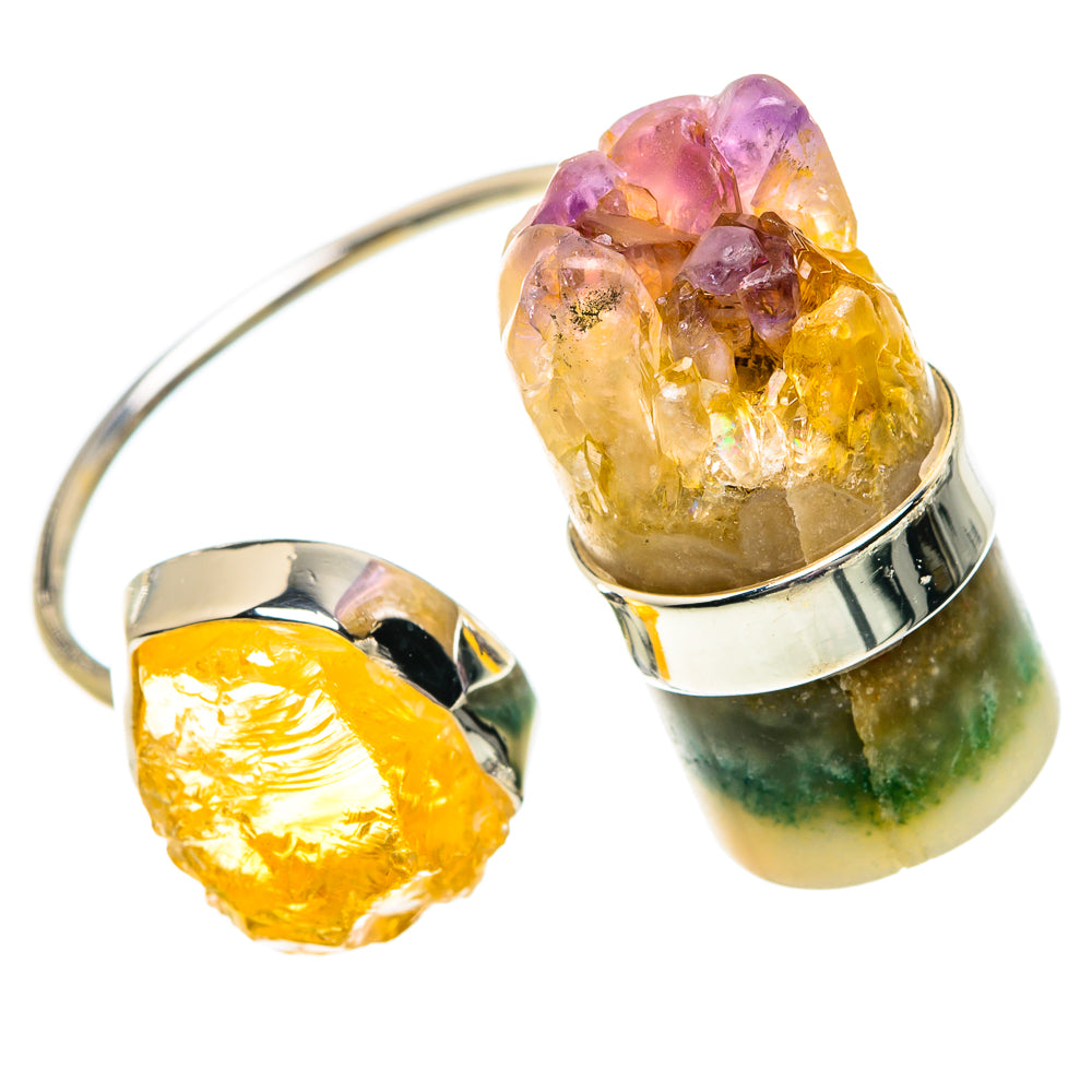 Amethyst Stalactite Rings handcrafted by Anasilvercos - RING81799