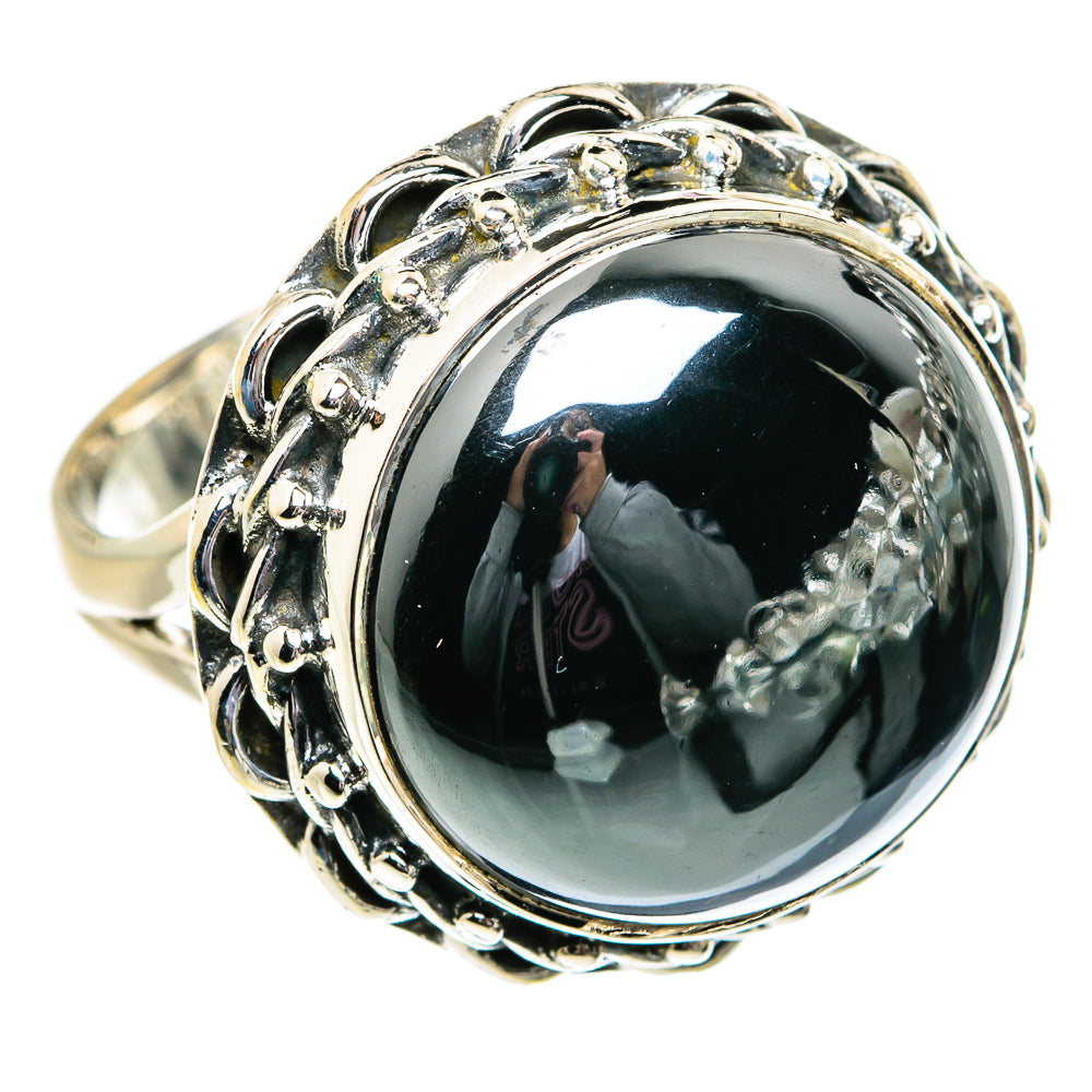 Hematite Rings handcrafted by Anasilvercos - RING81804