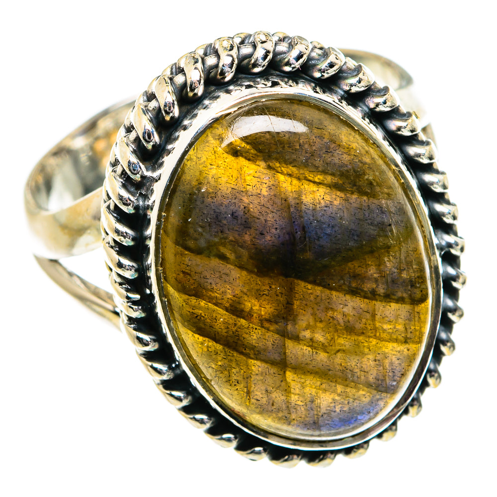Labradorite Rings handcrafted by Anasilvercos - RING81813