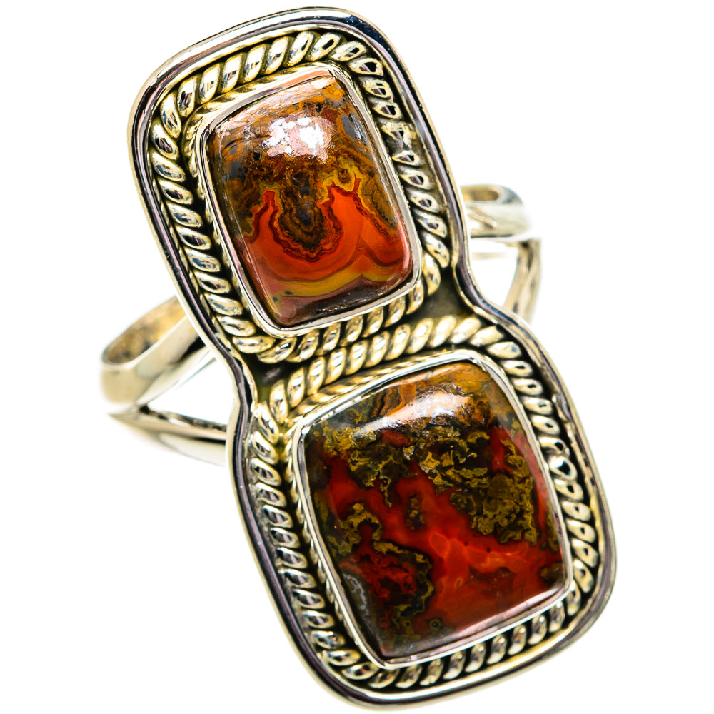 Moroccan Agate Rings handcrafted by Anasilvercos - RING81821