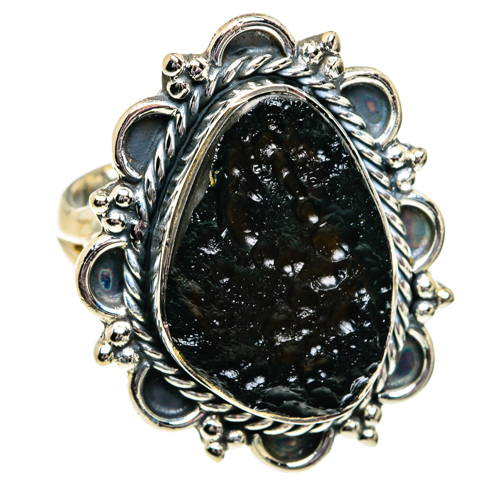 Tektite Rings handcrafted by Anasilvercos - RING81833