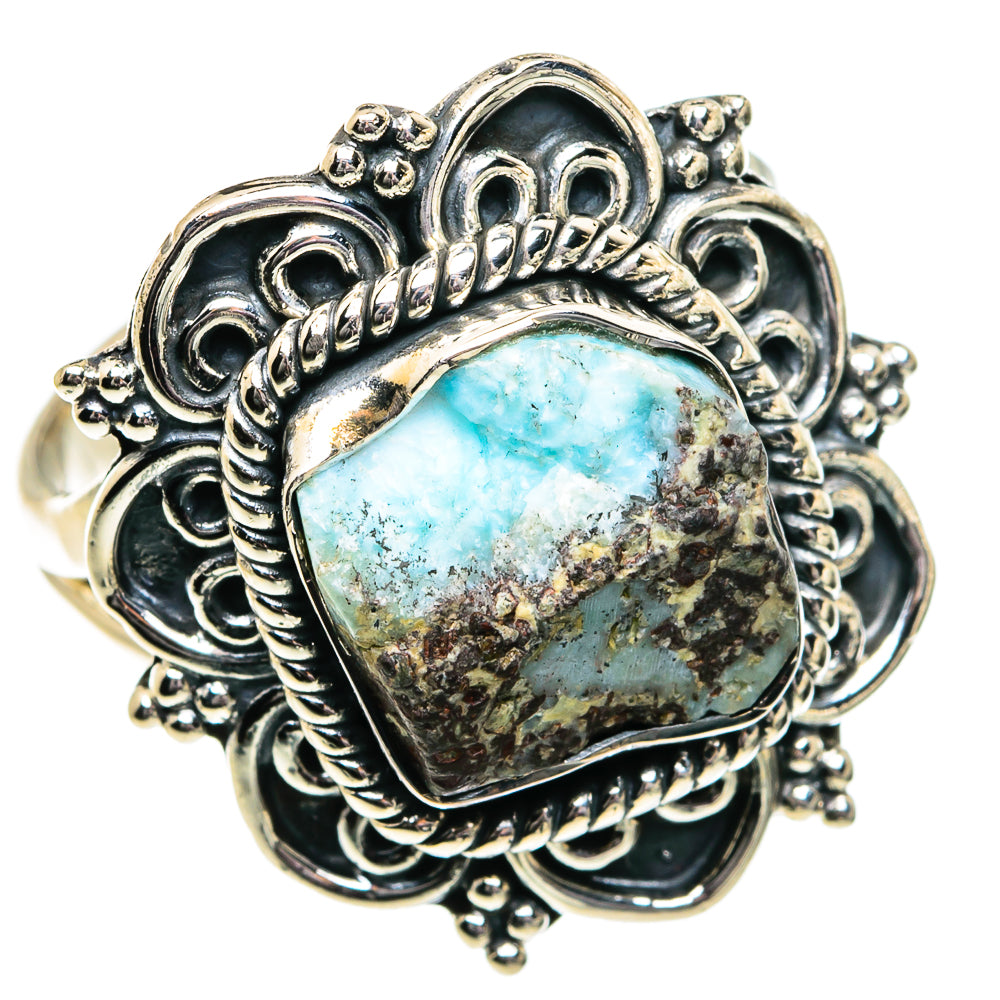 Larimar Rings handcrafted by Anasilvercos - RING81841