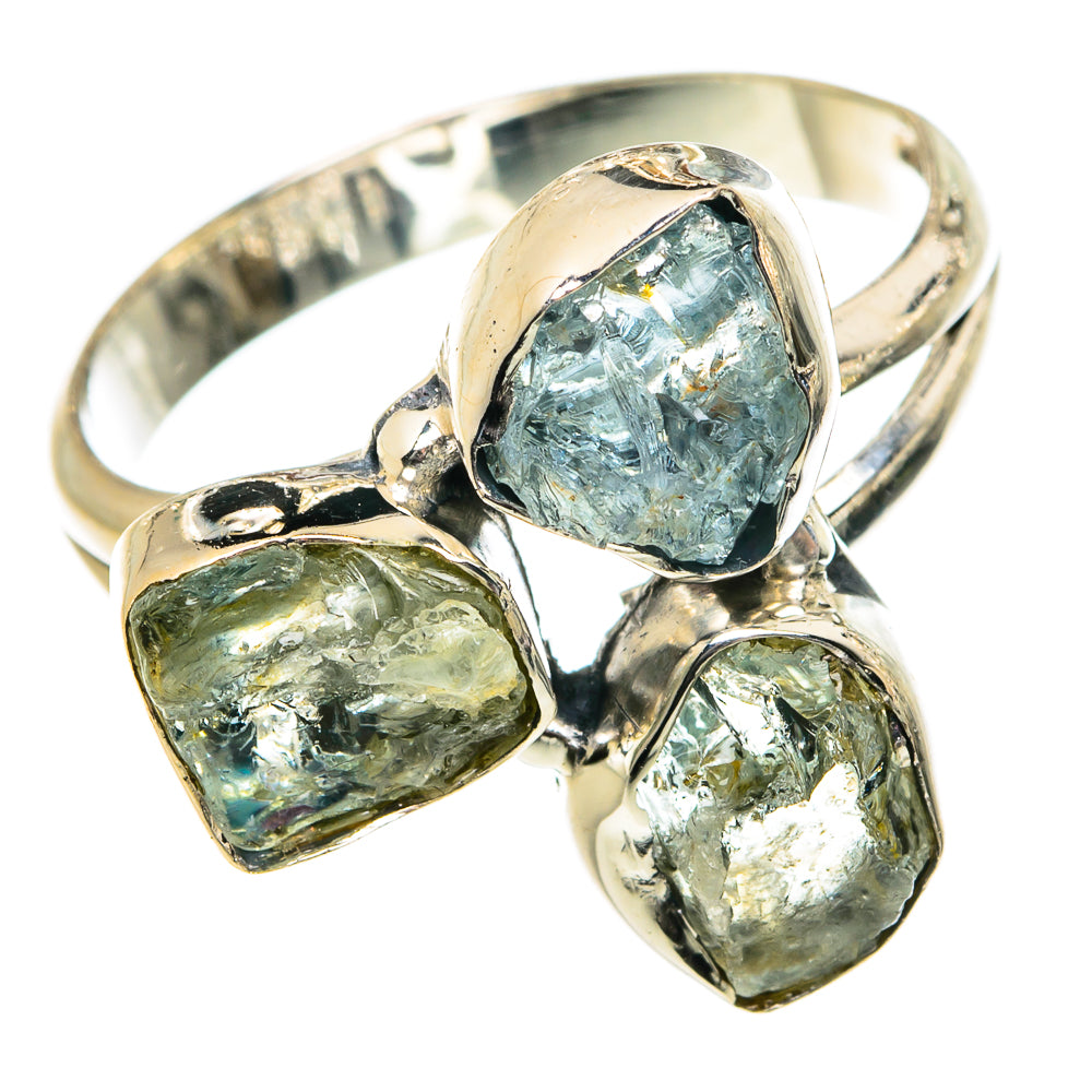Aquamarine Rings handcrafted by Anasilvercos - RING81842