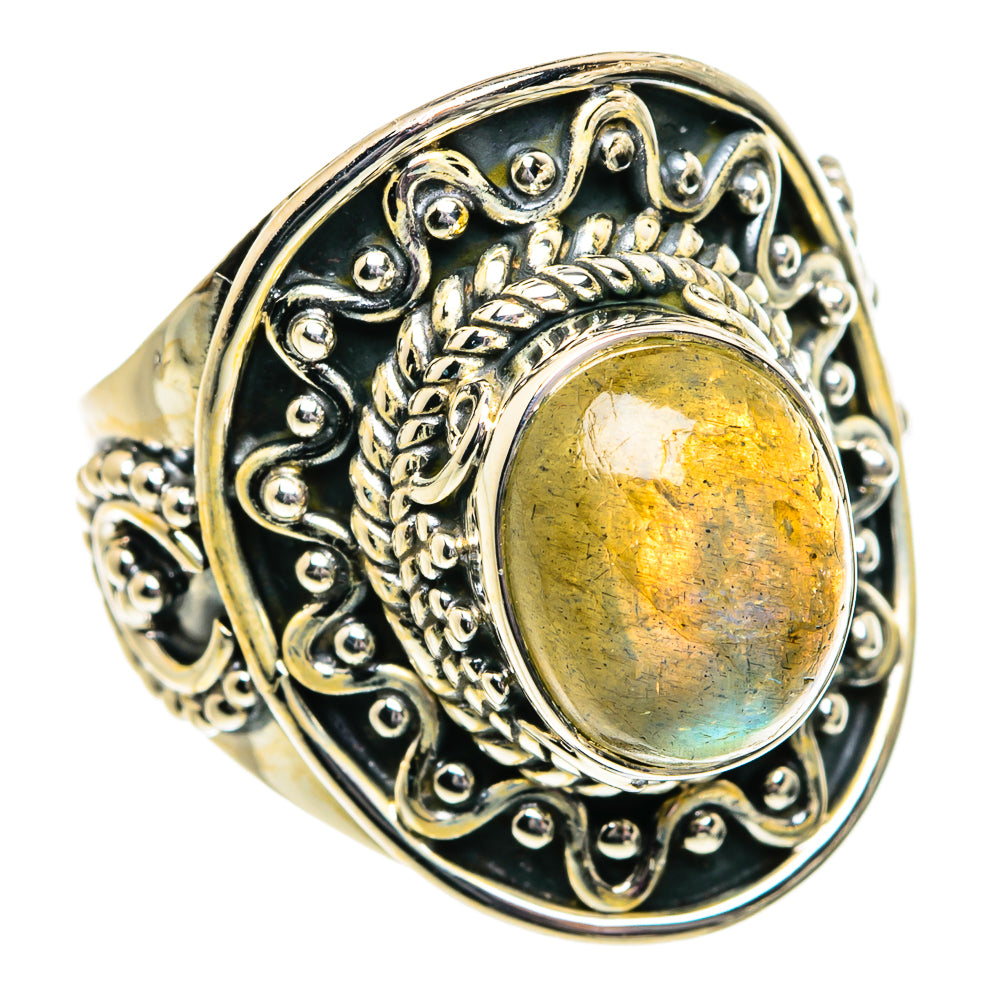 Labradorite Rings handcrafted by Anasilvercos - RING81847