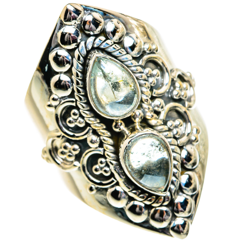 Aquamarine Rings handcrafted by Anasilvercos - RING81849