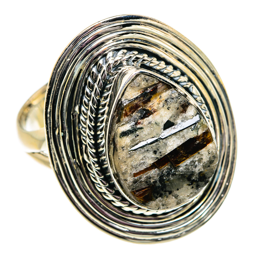 Astrophyllite Rings handcrafted by Anasilvercos - RING81856