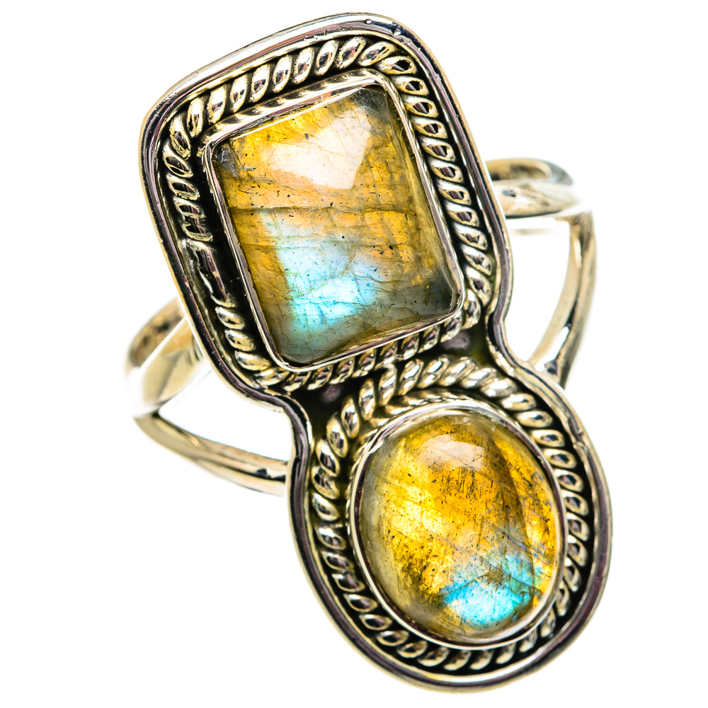 Labradorite Rings handcrafted by Anasilvercos - RING81880