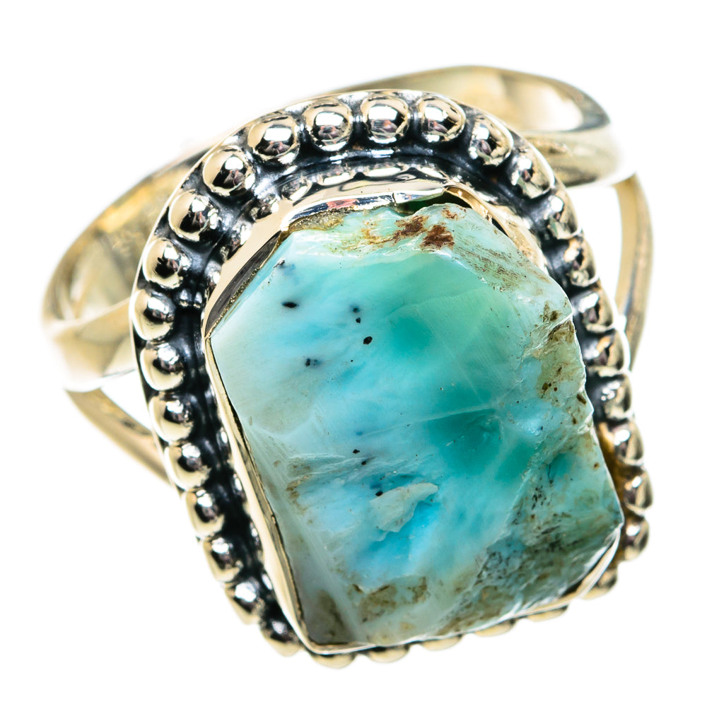 Larimar Rings handcrafted by Anasilvercos - RING81882