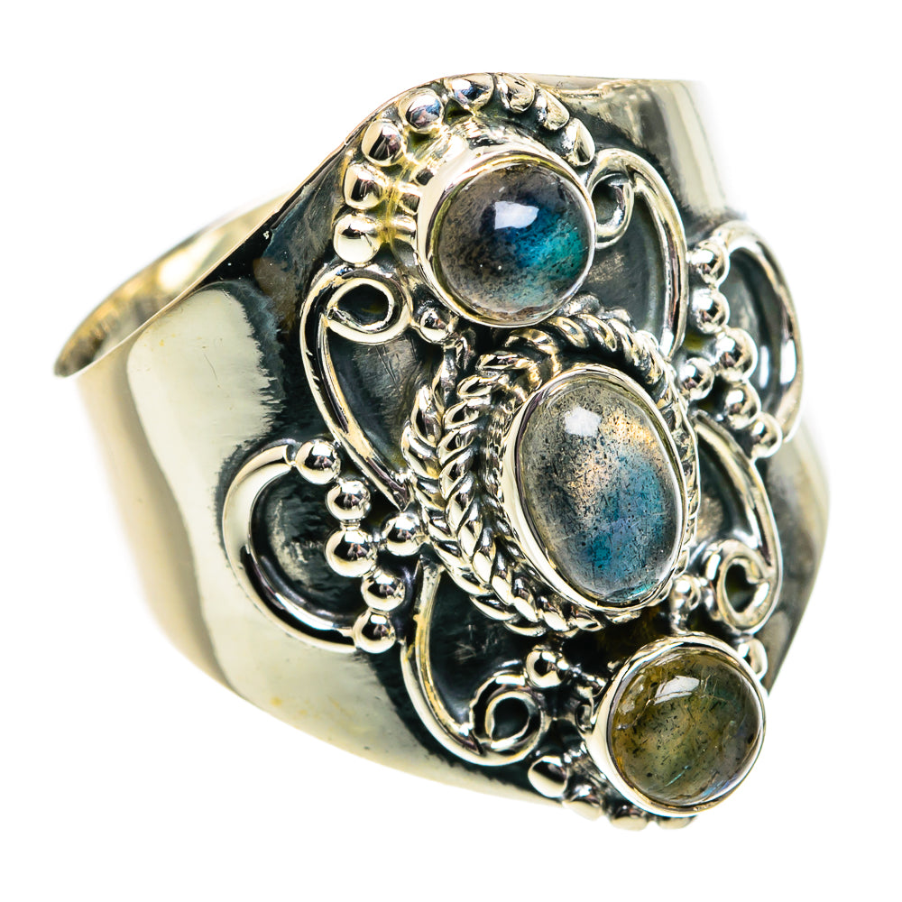Labradorite Rings handcrafted by Anasilvercos - RING81884