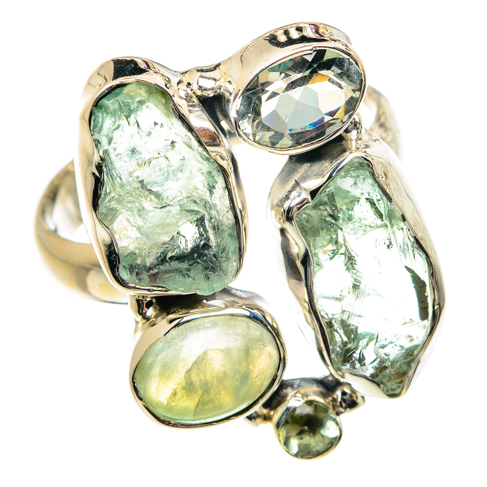 Aquamarine Rings handcrafted by Anasilvercos - RING81886