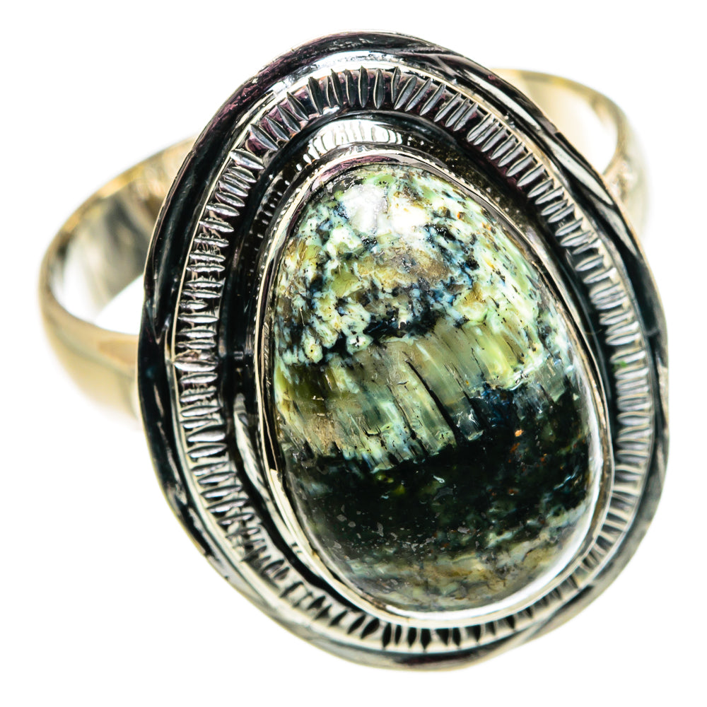 Seraphinite Rings handcrafted by Anasilvercos - RING81889