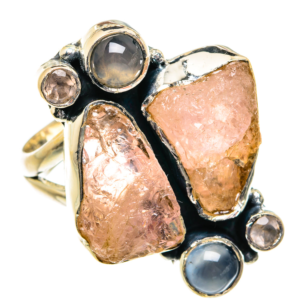 Rose Quartz Rings handcrafted by Anasilvercos - RING81896