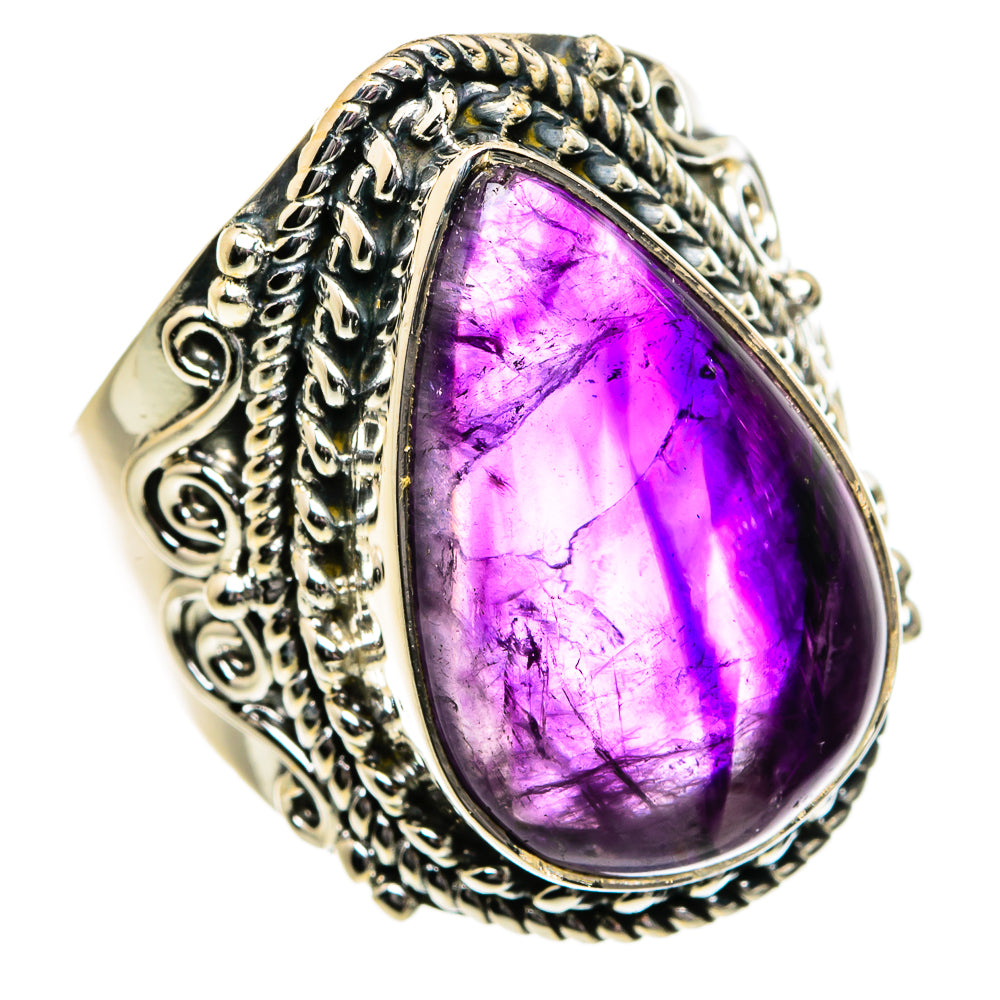 Amethyst Rings handcrafted by Anasilvercos - RING81901