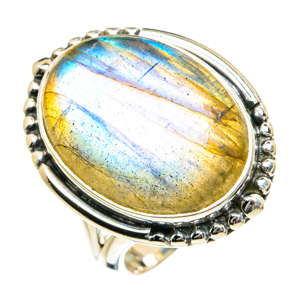 Labradorite Rings handcrafted by Anasilvercos - RING81911