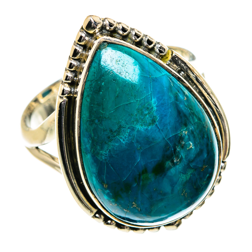 Chrysocolla Rings handcrafted by Anasilvercos - RING81913