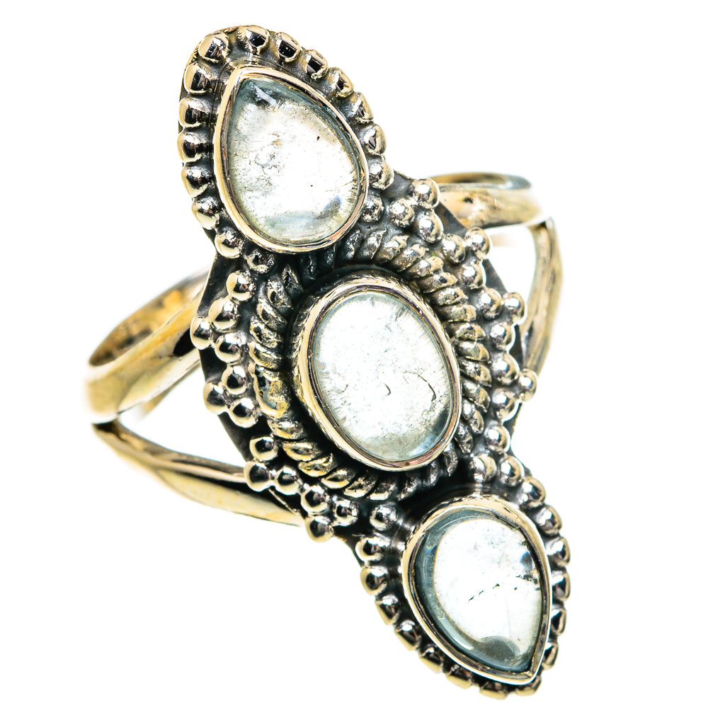 Aquamarine Rings handcrafted by Anasilvercos - RING81914