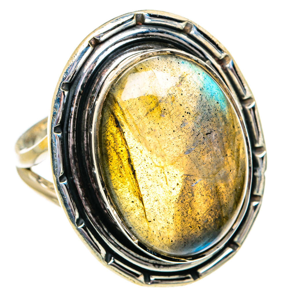 Labradorite Rings handcrafted by Anasilvercos - RING81915