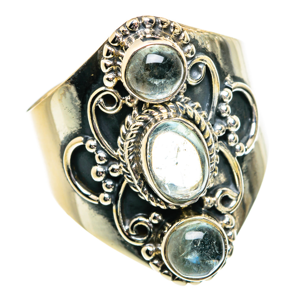 Aquamarine Rings handcrafted by Anasilvercos - RING81916