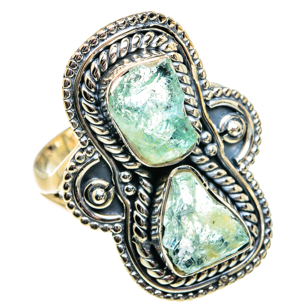 Aquamarine Rings handcrafted by Anasilvercos - RING81920