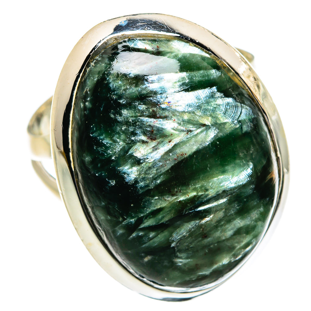Seraphinite Rings handcrafted by Anasilvercos - RING81922