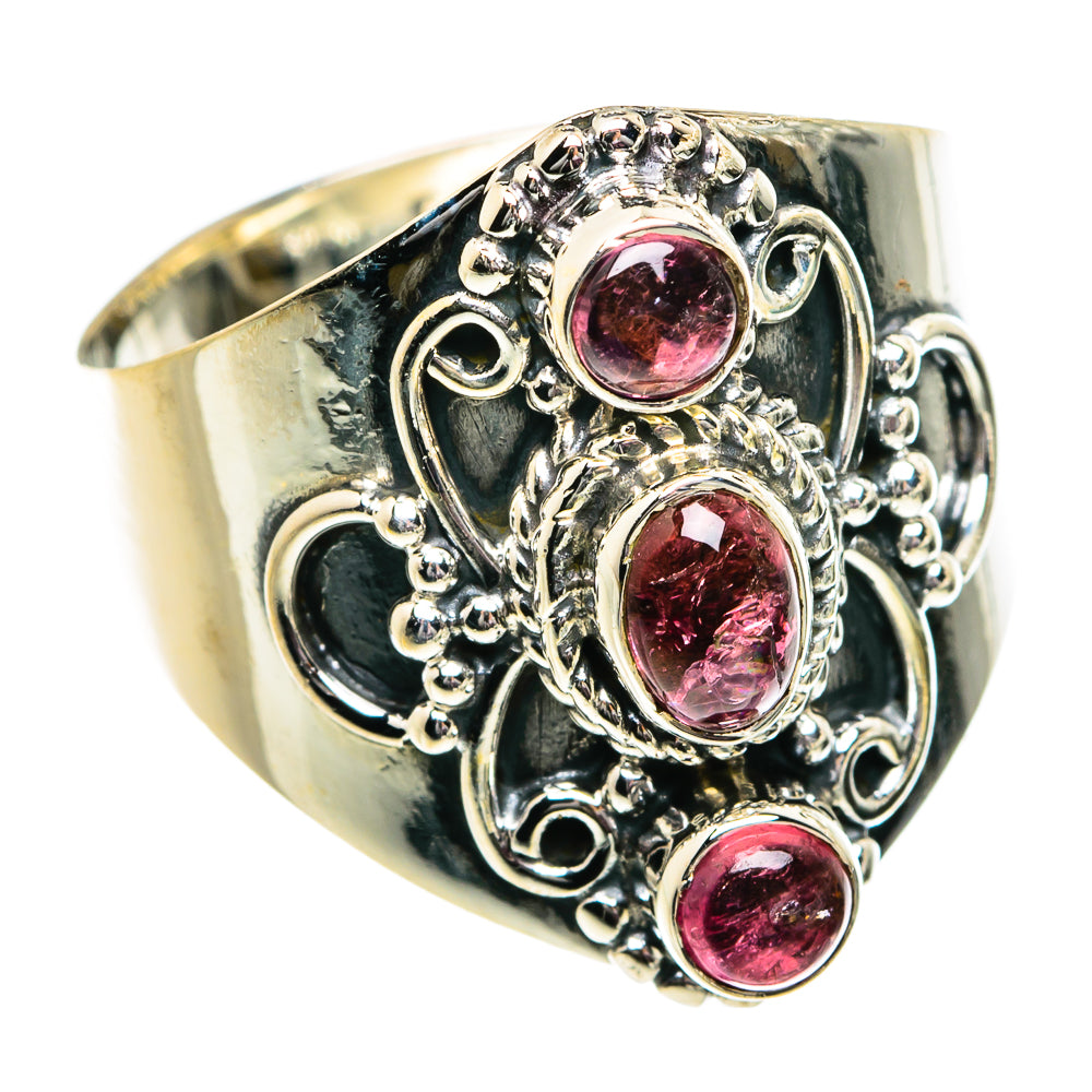 Pink Tourmaline Rings handcrafted by Anasilvercos - RING81928
