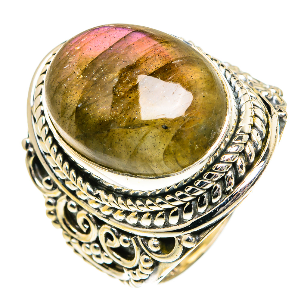 Labradorite Rings handcrafted by Anasilvercos - RING81930