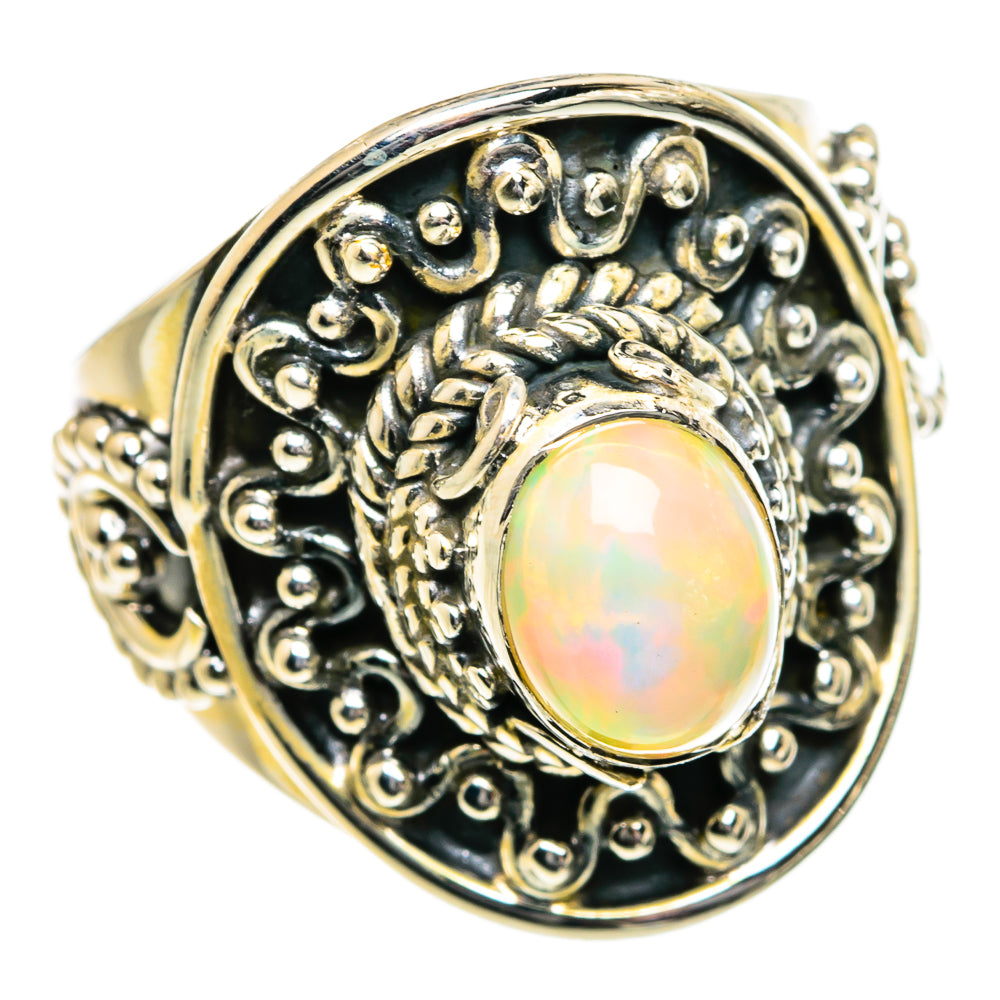 Ethiopian Opal Rings handcrafted by Anasilvercos - RING81941