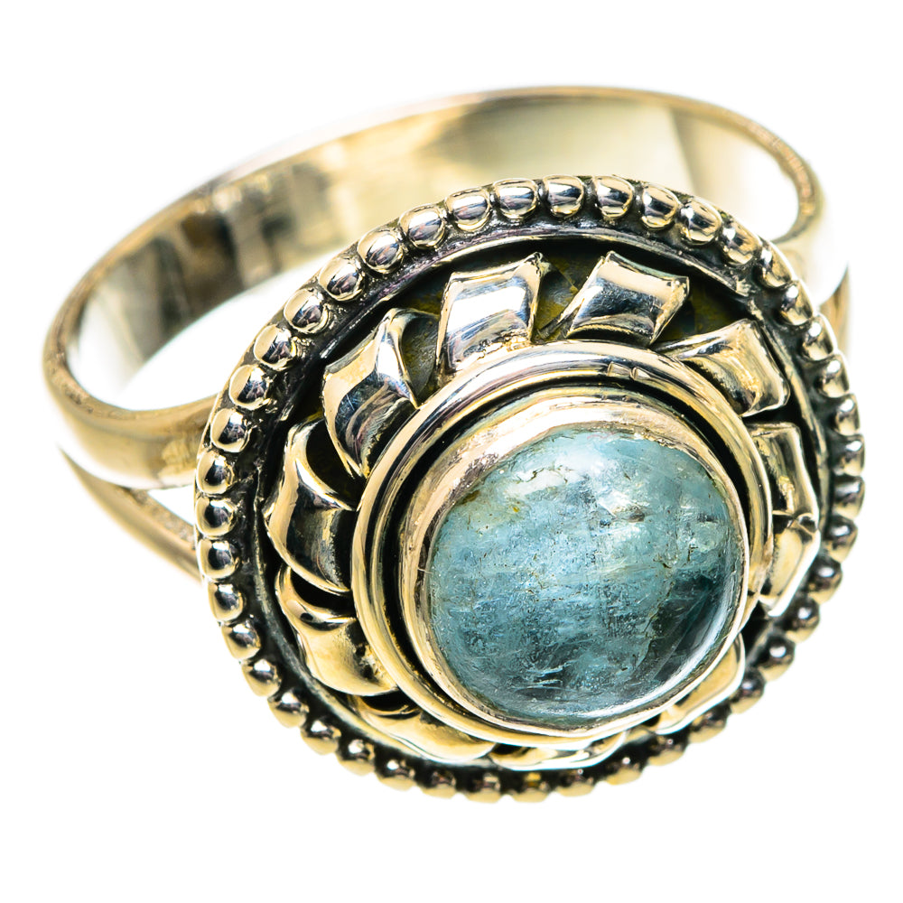 Aquamarine Rings handcrafted by Anasilvercos - RING81948