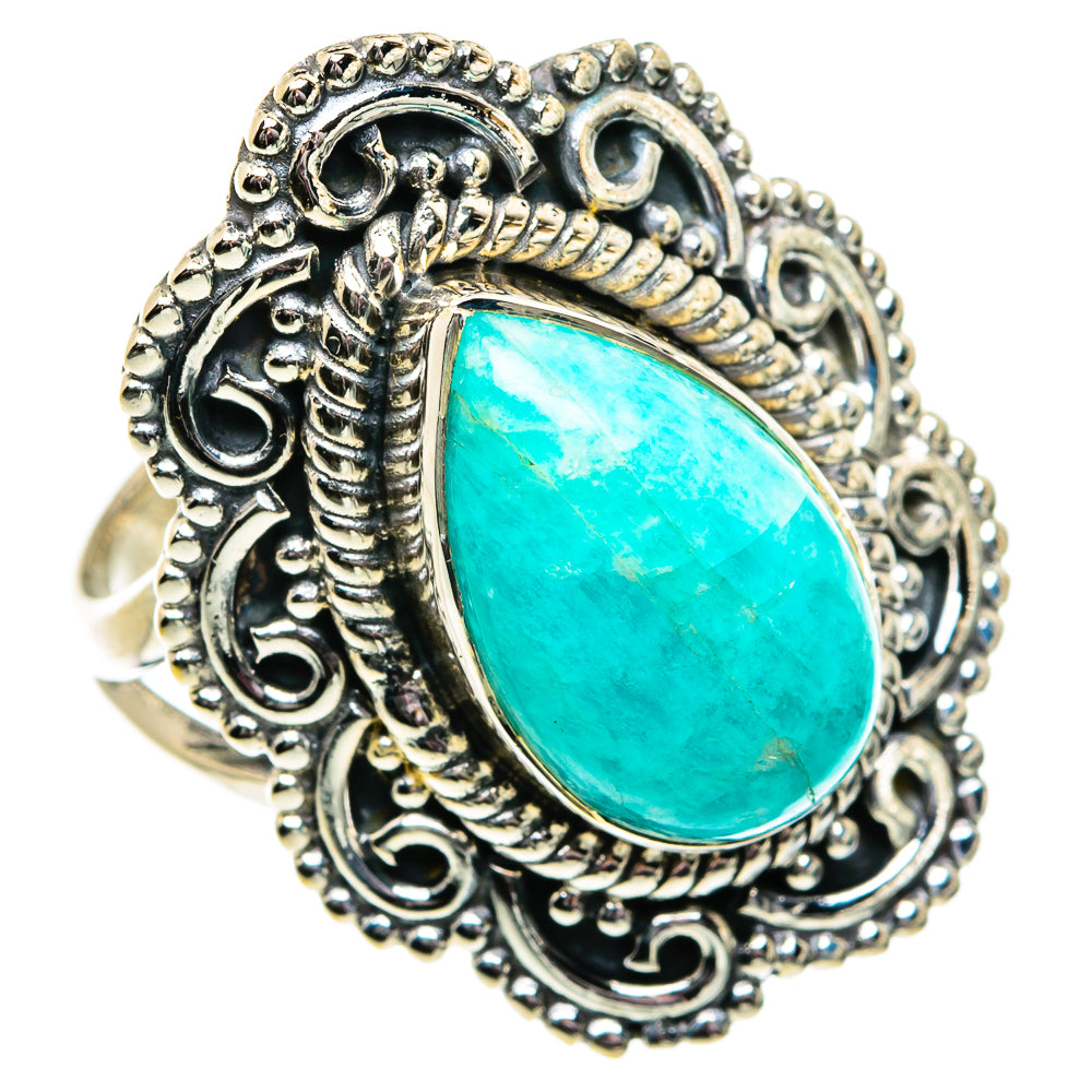 Amazonite Rings handcrafted by Anasilvercos - RING81952