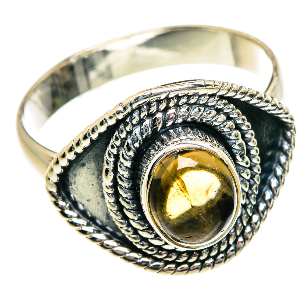 Citrine Rings handcrafted by Anasilvercos - RING81959