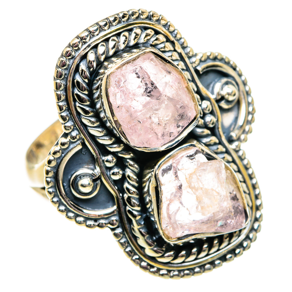 Rose Quartz Rings handcrafted by Anasilvercos - RING81960