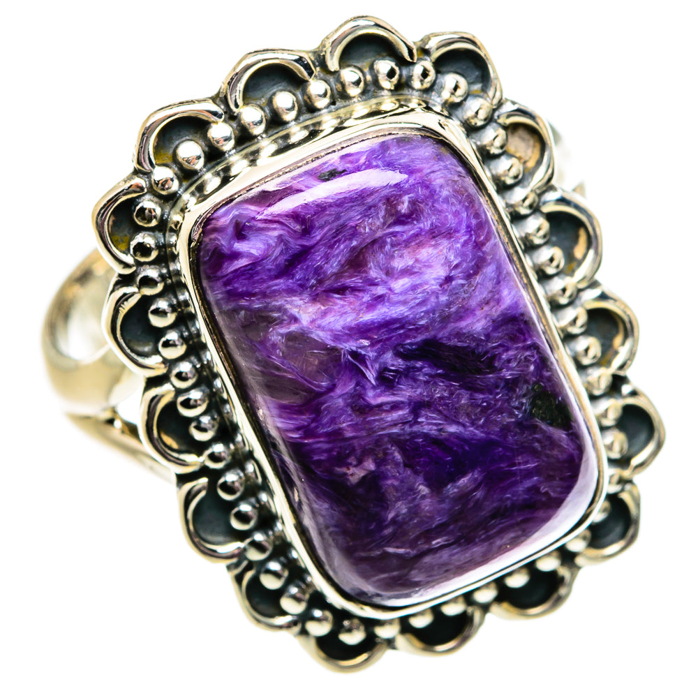 Charoite Rings handcrafted by Anasilvercos - RING81962