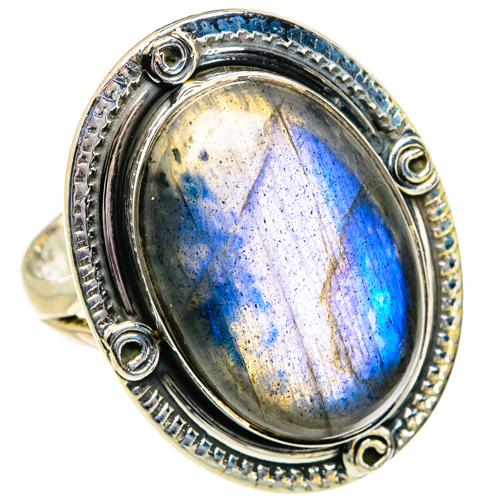 Labradorite Rings handcrafted by Anasilvercos - RING81990