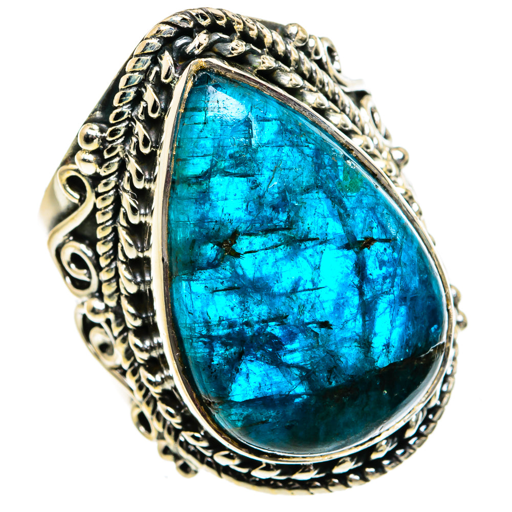 Apatite Rings handcrafted by Anasilvercos - RING81993