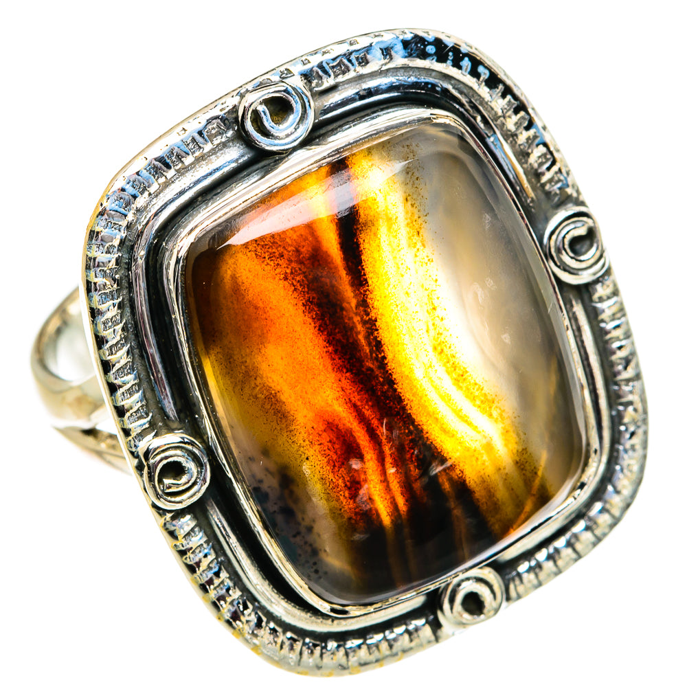 Montana Agate Rings handcrafted by Anasilvercos - RING82005