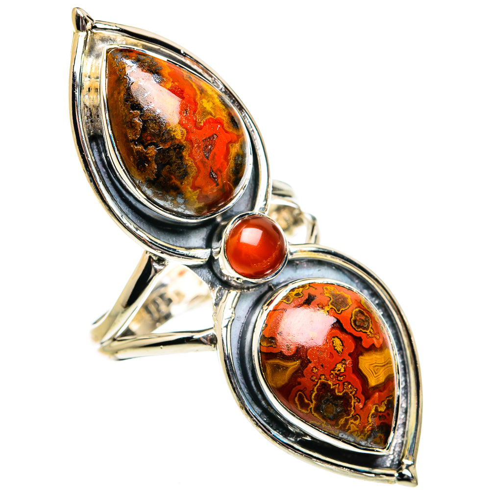Moroccan Agate Rings handcrafted by Anasilvercos - RING82006