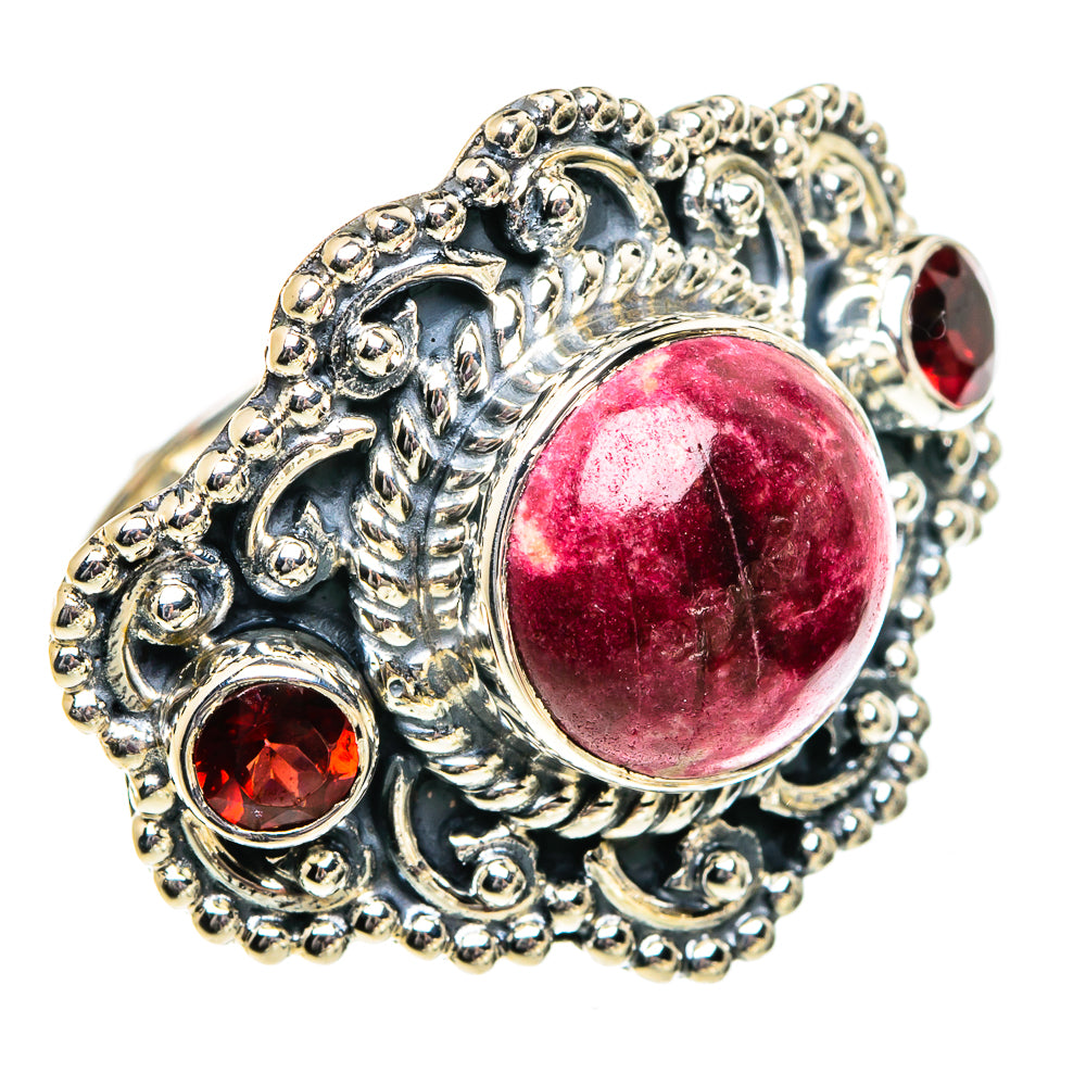 Thulite Rings handcrafted by Anasilvercos - RING82010